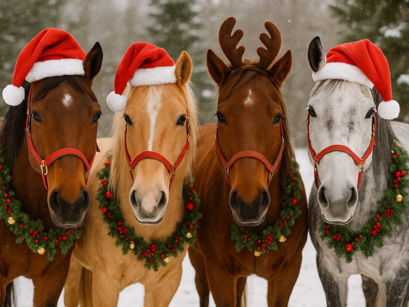 Stages de Noël 2025 : les vacances à poney et à cheval !